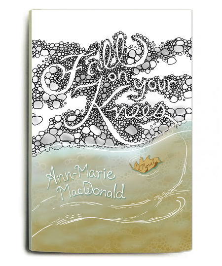 Fall on your knees Book Cover Hand Lettering - Cynla