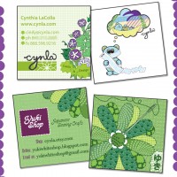 Cynla & Yukishop Business Card Designs