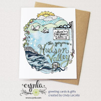 Hudson Valley Card for Bazaar on Hudson by Cynla