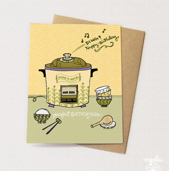 Yes! A Rice Cooker Card! by cynla.