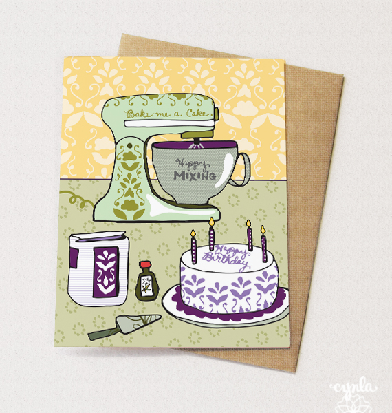 Mixer Card by Cindy LaColla - cynla