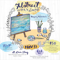 abstract Workshop invite illustration by Cynla